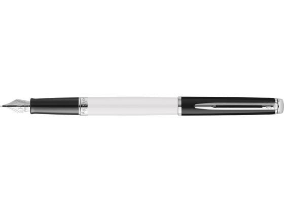 WATERMAN 威迪文 Metropolitan Essential 黑白 CT 钢笔 F 2202911