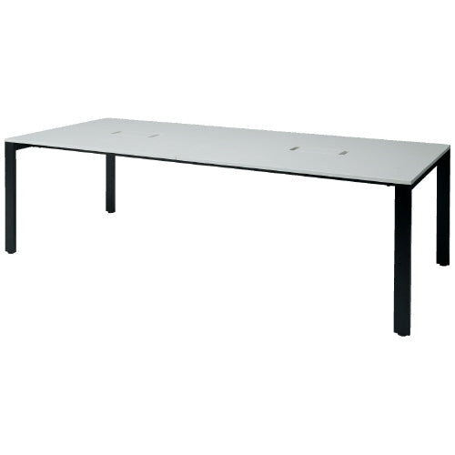 PLUS（プラス）オフィス家具 フリースタイルテーブル MR-2412SQH WH/BK　