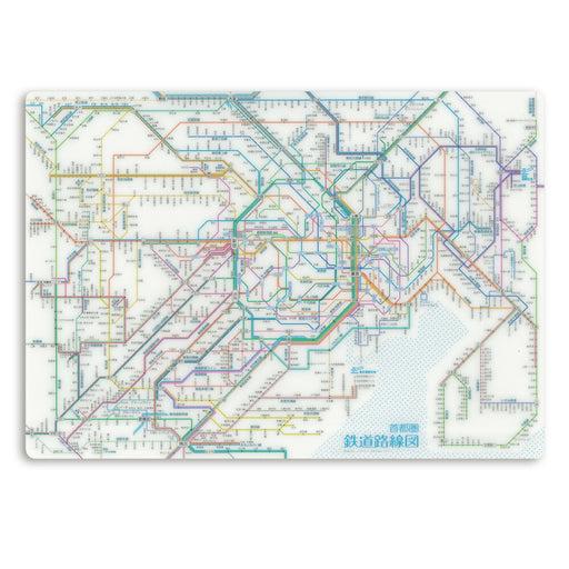 Peta Kereta Api Kereta Api Tokyo Mendasari Kawasan Metropolitan Jepun Tokyo Carta Grafik 4562339392349