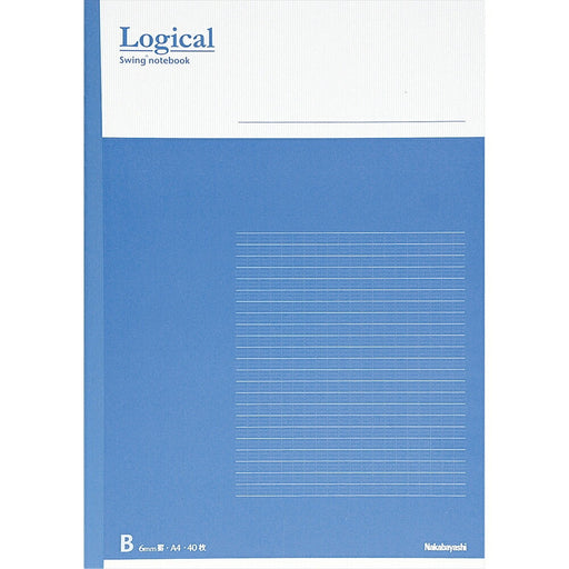 Logisches Notizbuch A4 B-liniert blau No-A402B-B
