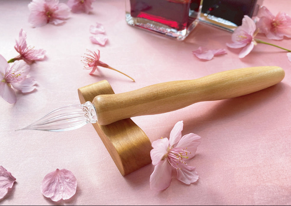 Pen Kaca Kayu Kuretake Senbonzakura ECF170-002 Kuretake Watak Sederhana