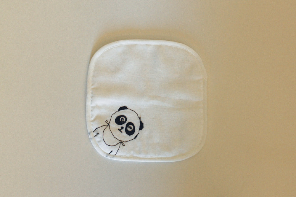 Kurashiki Design Sennokoto Panda Serviette Mouchoir Mini