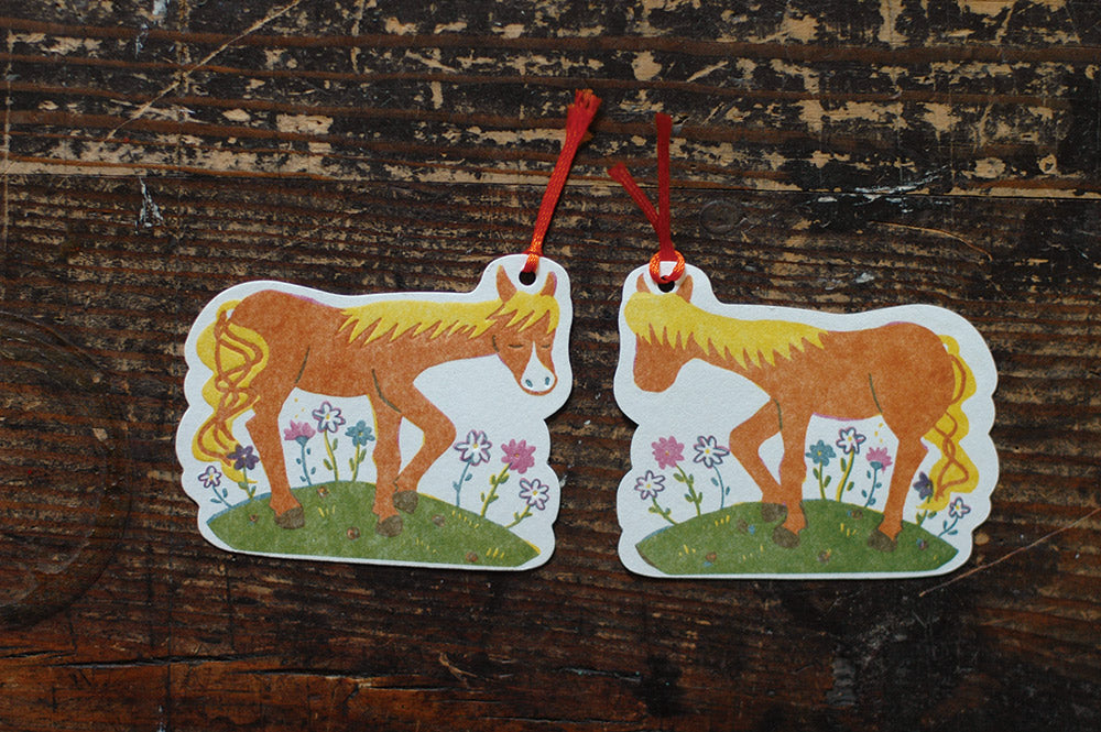 Kurashiki Design Mihani Bookmark Bookmark (Kuda) 13108-02