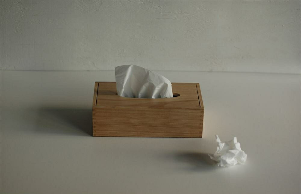 Kurashiki design kastanje tissuedoos