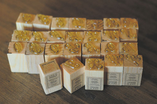 Kurashiki Design Alphabet-Stempel S (O) 20135-15