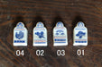 Kurashiki Design Kata Kata Stamp Poggia bacchette da mano (bambù Kokeshi) 94720-03