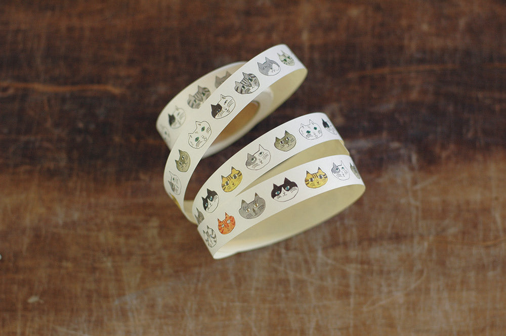Kurashiki Design Toraneko Bonbon Seal Roll 18mm (kat)