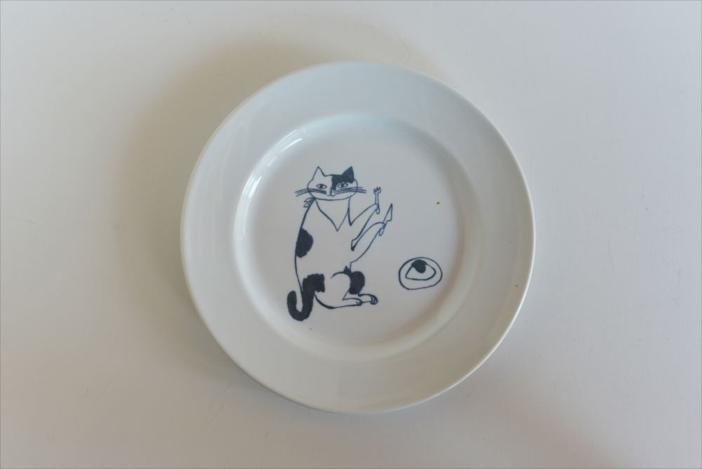 Kurashiki Design Tiger Cat Bonbon Rond kattenbord (groot)
