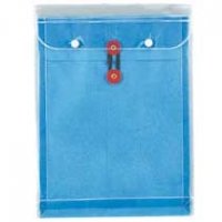 Busta portaoggetti Koshundo Peace con tassello, 2 angoli con vinile Lezak, blu, 2 angoli con tassello, carta Lezak blu 915