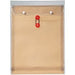Koshundo Peace Envelope Storage Bag with Gusset, 0 Corners with Lezak Vinyl, Brown with 0 Corners with Gusset, Brown Lezak Paper 919