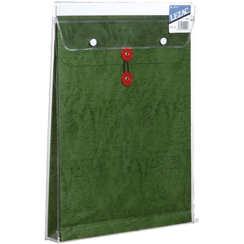 Busta portaoggetti Koshundo Peace con tassello, 0 angoli con vinile Lezak, verde, 0 angoli con tassello, carta Lezak verde 921