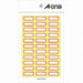 A-One Self Label Red Frame 36 Pages 18 Sheets 03001
