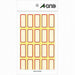 A-One Self Label Bingkai Merah 20 Muka Surat 18 Helaian 03003