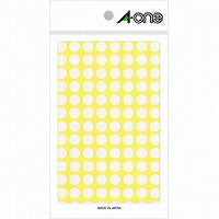 A-One Kleurlabel Wit Rond 9mm 14 Vellen 07010