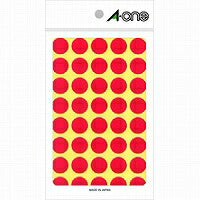 A-one Color Label Peach Rund 15mmφ 14 ark (560 styk) 07028
