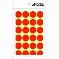 A-One Color Label Orange Rund 20 mm 14 ark 07045
