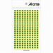 A-enfarvet etiket grøn rund 5mmφ 9 ark (1.800 styk) 07063