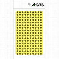 A-One Color Label Guld Rund 5 mm 6 ark 07071
