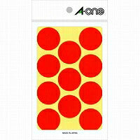 A-One Color Label Orange Rund 30 mm 14 ark 07235