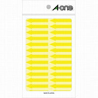 A-One Special Label Fluorescerende Gul Pil 26 sider 4 ark 08067