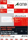 A-One PC & Word Processor Label Pencetak Pelekat Penggunaan Dwi 12 Halaman 20 Helaian 28187