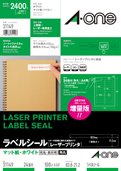 エーワン ラベルシール レーザー 24面 100枚 31149
