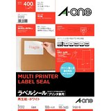 A-One Label Sticker Printer Dual Use Recycled Paper 4 Sides 100 Sheets 31312