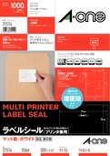 エーワン ラベルシール プリンタ兼用 10面 100枚 31514
