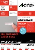 Stampante per etichette adesive A-One doppio uso 125 pagine 10 fogli 72125