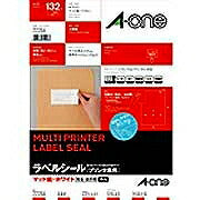 A-One Label Sticker Printer-compatible 6 sides 22 sheets 72206