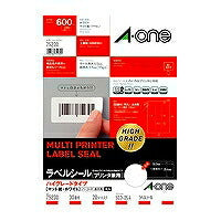 A-One Label Sticker for Printer, High Grade Type, 30 Pages, 20 Sheets 75230
