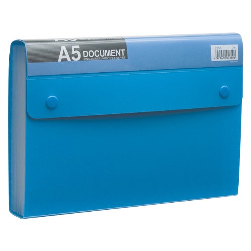 King Jim Dokumentenmappe Economy Typ A5 2254 Blau