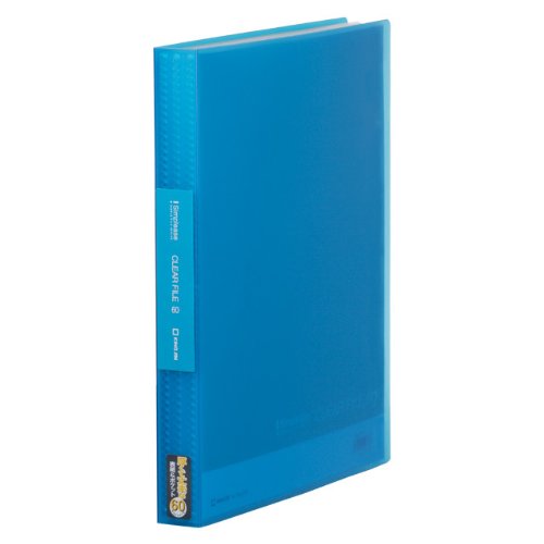 King Jim Clear File Simply's Transparent A4S 60P 186-3TSP Blau