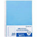 King Jim A4 Tasca trasparente Simply's 20 pezzi 103SPDP-20 Blu