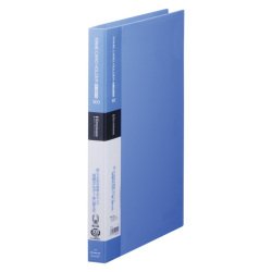 King Jim Visitekaarthouder Simply's Vervangbaar A4 Verticaal 37SP Blauw