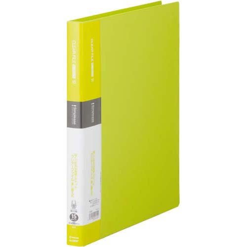 King Jim Clear File Simply Replaceable A4S 15P 138SP Yellow Green