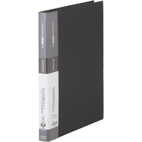King Jim Clear File Simply Replaceable A4S 15P 138SP Black