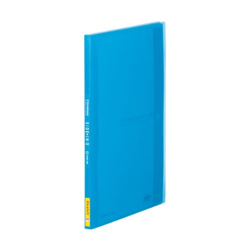 King Jim Clear File Simply's Side-in A4S 40P 187TSPW Blau