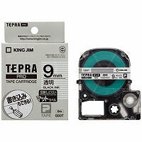 King Jim Tape Cartridge Tepra PRO 9mm SB9T Matte Transparent