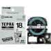 Cartouche de ruban King Jim Tepla PRO Base étiquette cachée 18mm blanc SS18KU