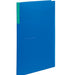 King Jim Clear File Tuffle (Transparent) Blue A4 20 Pockets 8152T Blue