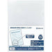 King Jim Clear Holder Boleh Digunakan dengan Poket Kad Perniagaan 100P 739US100 Milky White