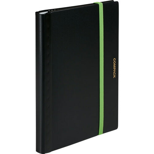 King Jim Clear File A4 Bifold Compaq Black 5894H Black
