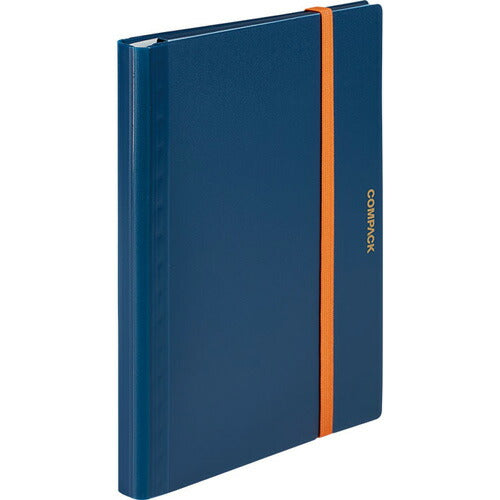 King Jim Clear File A4 Bifold Compaq Navy 5894H Navy