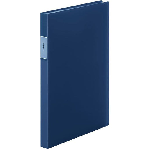 KING JIM FV166TW Navy [Favoriten, transparente Akte (transparent), A4, 40 Taschen, Marineblau]