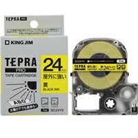 KING JIM Tepra PRO Tape Outdoor-resistant SC24YV King Jim 4971660776818