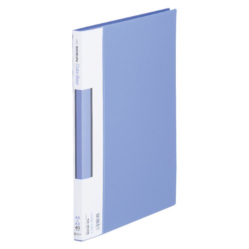 King Jim Side In Clear File Color Base A4S 137C Azul