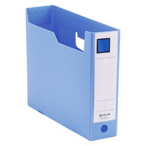 King Jim Dossier G Box PP 75MM Blauw A4E 4631N Ao