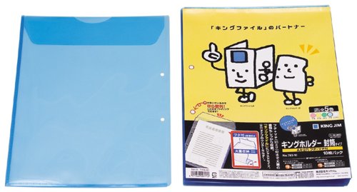 Sampul Pemegang King Jim King Jenis A4S 782-10 Biru