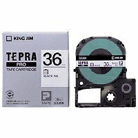 King Jim Tape Cartridge Tepra PRO 36mm SS36K White
